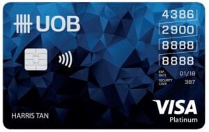 UOB yolo visa credit card for online shopping
