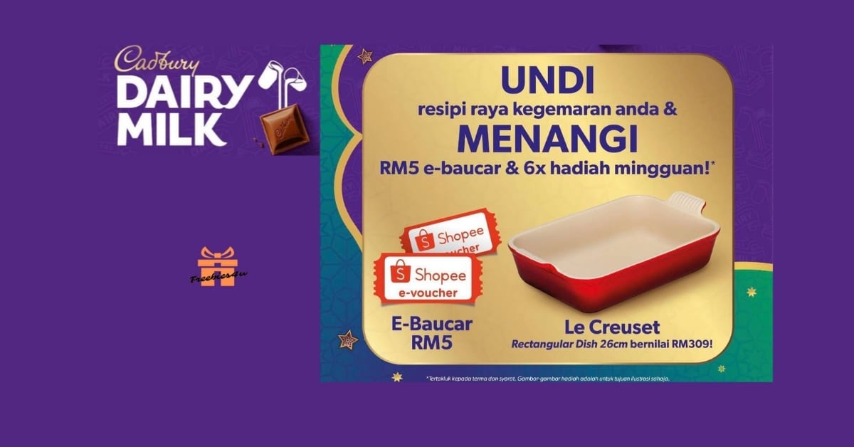 cadbury chocolate malaysia giveaway 2021 - Undi Your Favourite Recipe for Hari Raya
