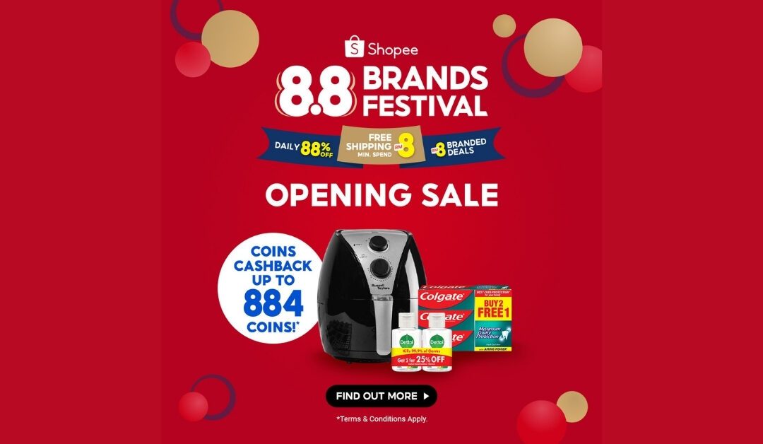 Shopee 8.8 Bank Promo Codes Sale 2021 with RM15 OFF and up to RM40 Discount - Freebies4u malaysia