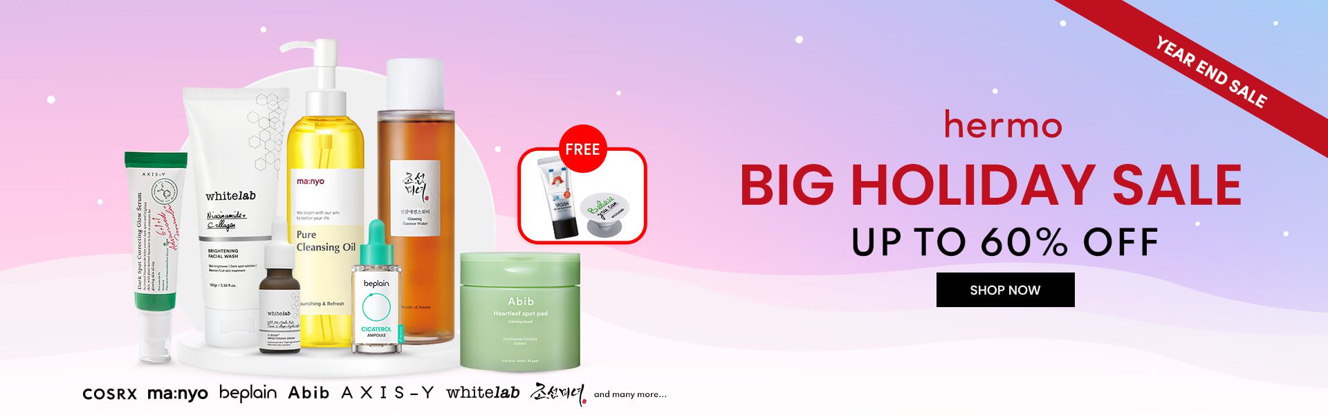 Hermo Malaysia Promotion - BUY 1 Free 1 with Extra RM 5 OFF - Freebies4u