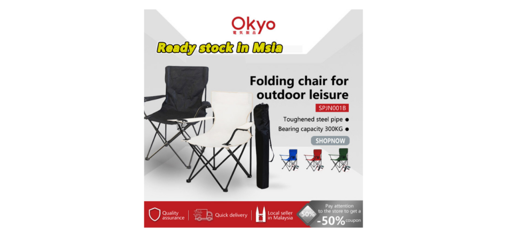 Okyo Outdoor Campaign & Fishing Chair