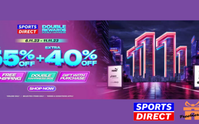 Sports Direct 11.11 Sale – Double Rewards up 55% + 44% OFF!